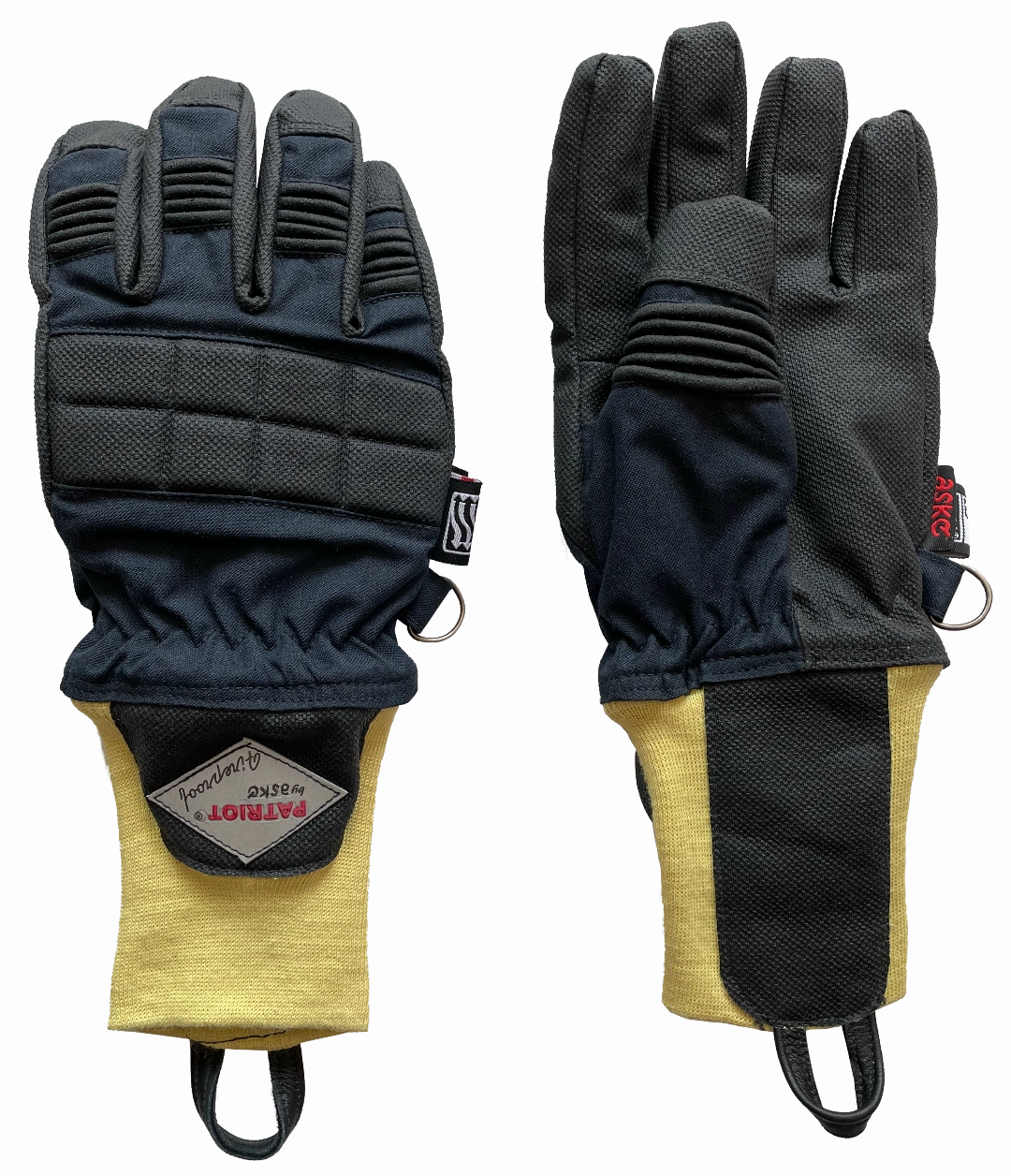 451063 FW-Handschuh Patriot Fireproof blau Strickbund.